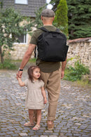 LÄSSIG Baby Wickelrucksack - Goldie Up Backpack black 1103034000