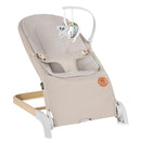 LIONELO LILAC Babywippe und -liege für Babys bis 9 kg, 0-6 Monate, 2-in-1 Babywippe, 2 Spielzeuge, Neigungseinstellung, 3-Punkt-Gurt, leicht 3,2 kg...