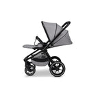 MOON SPORT stone/melange, Sportwagen-Buggy mit Liegefunktion, bis 22kg, UV-Schutz 50+, zusammenklappbar, großer Korb, Kollektion 2025