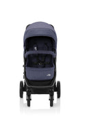 BRITAX RÖMER Buggy B-AGILE M, Ein-Hand-Faltmechanismus und kompakte Größe, von Geburt bis 4 Jahre (bis 22kg), Navy Ink