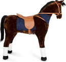 Small Foot 11179 Standing Horse w/sound, brown, w/removable saddle and handkerchief, w/sound effects, for ages 5+ years