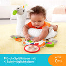 Fisher-Price 4-in-1 Lama Spielkissen zum Spielen in Bauchlage, mit 4 Spielmöglichkeiten, 3 Mitnehm-Spielzeugen und beidseitig bedruckter weicher Decke, für Babys ab der Geburt, GLK39