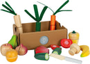small foot Schneide-Set Obst und Gemüse Fresh, Lebensmittel für Kinderküche, Rollenspielzeug ab 2 Jahren, 12563, Kindergerecht