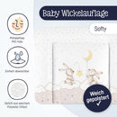 Julius Zöllner Softy Changing Mat 65x75 cm - Changing Pad - Waterproof and Wipeable - Made in Germany – Oeko-Tex Standard 100 – Traumhase