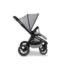 MOON SPORT stone/melange, Sportwagen-Buggy mit Liegefunktion, bis 22kg, UV-Schutz 50+, zusammenklappbar, großer Korb, Kollektion 2025