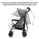 Kinderkraft TIK Kinderwagen, Liegebuggy, Sportwagen, Leicht - 6,5kg, Drehbare Vorderräder, Verstellbarer Griff, Stufenlose Einstellung der Rückenlehne, Schnelles Zusammenklappen