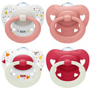 NUK Signature Day & Night Babyschnuller | 0-6 Monate | Beruhigt 95 % der Babys | BPA-freie Silikonschnuller in Herzform | Leuchtet im Dunkeln | Her...