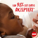 NUK Perfect Match Complete Feeding Set | Ab 0 Monate | Vario Express-Sterilisator, 4 Babyflaschen, Flaschenwärmer, Flaschenbürste und mehr | Regenbogen | 8 Stück