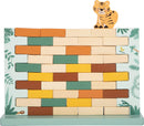 small Foot Wackelmauer „Safari“ aus FSC® 100%-zertifiziertem Holz, Gesellschaftsspiel mit Zwei Holzhämmern, für Kinder ab 4 Jahren, 12741
