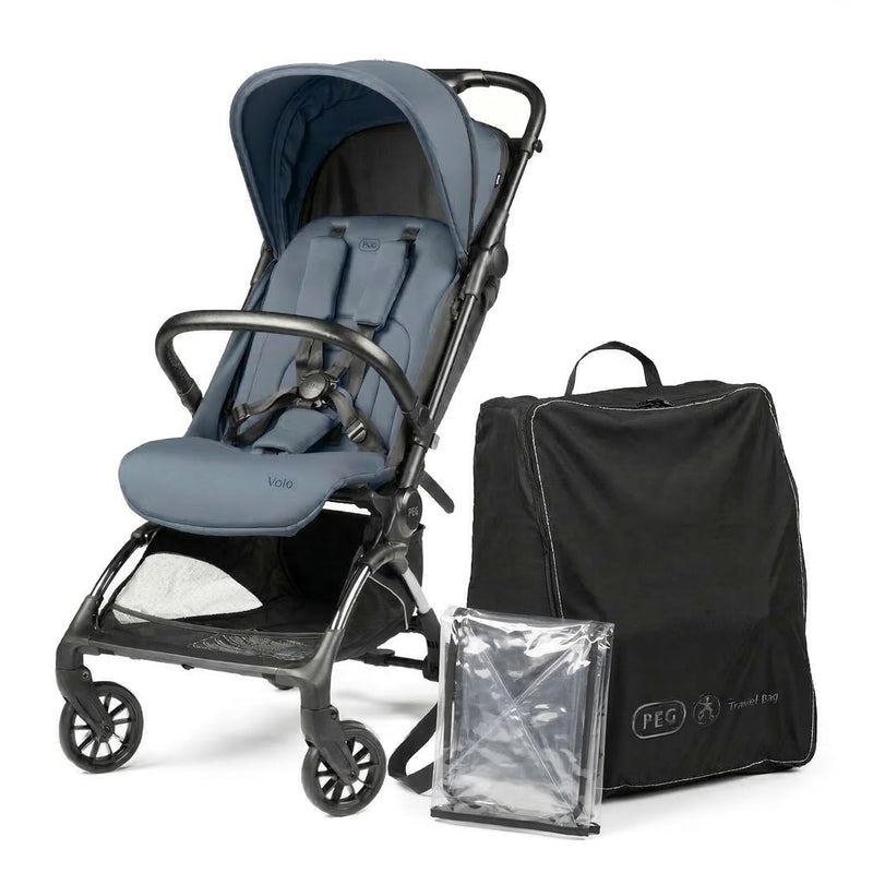 sonnensegel peg perego Leichter Buggy Volo mit Regenschutz, Handgepäckgröße, Flugz fiter-Mindshift JT™ PROFLEX AND SPECTRA Size:170