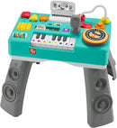 Fisher-Price Lernspaß DJ Spieltisch - musikalisches Lernspielzeug mit 3 Klavierspielmodi, Lichtern