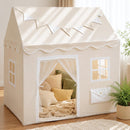 LIONHERZ® DAS ORIGINAL children’s playhouse with mailbox | indoor play tent | with mat & bunting | 3 windows & opaque door curtain | children’s playhouse for the nursery | cosy corner for girls & boys