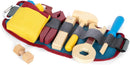 small foot Werkzeuggürtel „Workshop“, mit umfassendem Werkzeug und Zubehör aus Holz, für Kinder ab 3 Jahren, 12602