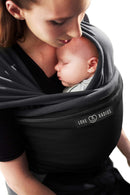 Je Porte Mon Bébé Tragetuch, Schwarz/Anthrazit