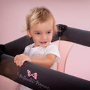 hauck Kinderreisebett Dream N Play ab Geburt bis 15 kg, Klein Zusammenklappbar inkl. Tragetasche und Faltboden, Liegefläche 120 x 60 cm (Disney Minnie Sweetheart)