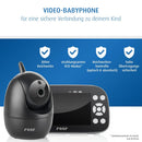 reer BabyCam Pro HD Move | Digitales Video-Babyphone mit FHSS-Technologie | Großer 5" HD-Bildschirm | 300m Reichweite | schwenk- & neigbare Kamera ...