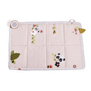 Tiny Love Super Mat, Spielmatte Baby, faltbare Spieldecke (150 x 100 cm), 0+ Monate, 6 Aktivitäten, Krabbeldecke Baby, Spiegel, Holzrassel, Knister...