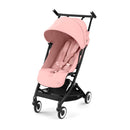 CYBEX Gold Kinderwagen Libelle mit One-Pull Harness, Von ca. 6 Monaten bis ca. 4 Jahre (max. 22 kg), Ultraleicht (nur 6 kg), Candy Pink (Pink mit schwarzem Rahmen)