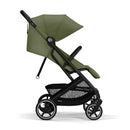 CYBEX Gold Kinderwagen BEEZY mit Einhand-Gurtsystem, Ab Geburt bis ca. 4 Jahre (max. 22 kg), Kompakt und ergonomisch, Moss Green