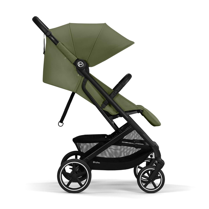 CYBEX Gold Kinderwagen BEEZY mit Einhand-Gurtsystem, Ab Geburt bis ca. 4 Jahre (max. 22 kg), Kompakt und ergonomisch, Moss Green