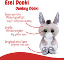 NICI Glubschis: Das Original – Esel Donki 45cm I sitzendes Plüschtier mit großen Glitzeraugen I Schmusetier für Kuscheltierliebhaber