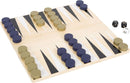small foot Schach und Backgammon Gold Edition aus Holz, Zwei Brettspiele im modernen Look, ab 6 Jahren, 12222