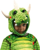 small foot Kostüm „Drachen“ inkl. Masken-Kapuze, Handschuhen und Schwanz, Kleidergröße 86-92, ab 18 Monaten, 5636