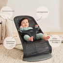 BabyBjörn Babywippe Bliss, Netzstoff, Anthrazitgrau