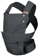 marsupi Classic Babytrage - Neugeborene von der Geburt bis zu 15 kg - Baby Erstaustattung - Klett-Verschluss - Leicht und Kompakt - Grey S/M