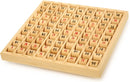 small foot Multiplizier-Tabelle aus Holz, Lernspiel zum Erlernen des kleinen 1x1, für Kinder ab 6 Jahren, 11059 Spielzeug, Mehrfarbig
