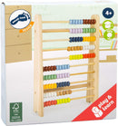 small foot Rechenschieber "Educate" aus Holz für Kinder, klassische Lernhilfe für die Grundschule, ab 4 Jahren, 11326