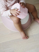 BÉABA - Babytopf - Ergonomisches Töpfchen für Kinder - Rutschsicher - Hygienisch - Pflegeleicht - WC-Einsatz mit Handgriffen - Made in France - Rosa