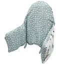 Kissen Für Hochstuhl, Hochstuhlkissen Für IKEA Antilop Hochstuhl, Hochstuhl Sitzkissen, Eingebautes Aufblasbares Kissen, Baby Sitzt Bequemer (Frische Blätter)