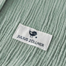 Julius Zöllner Sommerschlafsack Musselin 0,5 TOG Gr. 68/74 | 100% Baumwollmusselin | Oeko-TEX Standard 100 | grün