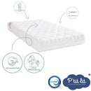 P'tit Lit - Babymatratze aus Bambus | 60x120 cm | Weiche und saugfähige Viskose | Ohne chemische Behandlung | Abnehmbar | OekoTex® | Dicke bis zu 10 cm