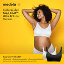 Medela Keep Cool Ultra Nahtloser Schwangerschafts- und Still-BH ohne Bügel – Mit 6 eingewebten atmungsaktiven Zonen – Soft-Touch-Gewebe