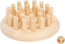 small foot Farben-Memo aus Holz, Gesellschaftsspiel für zwei bis vier Spieler, ab 4 Jahren, Art. 11962