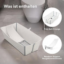 Stokke Flexi Bath XL (White) with Newborn Support - Lightweight Construction & Easy to Store - Ideal for Children Aged 0–6 Years