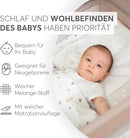 KikkaBoo Reisebett Baby Faltbar ohne Matratze SO GIFTED, Kinderreisebett & Babybett 120x60 cm, Bis 15 kg, Kompakt & Tragbar, mit Transporttasche, Zusammenklappbar für Reise & Urlaub, Beige