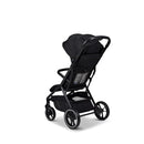 MOON ZAC onyx/melange, Buggy mit Liegefunktion, bis 22kg, UV-Schutz 50+, zusammenklappbar, große Räder, Kollektion 2025