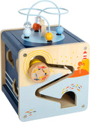 small foot Motorikwürfel Großer Ozean aus Holz, maritimes Motorikspielzeug für Kleinkinder ab 12 Monaten, 12312