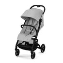 Cybex Gold Kinderwagen Beezy mit One-Pull Harness, Ab Geburt bis ca. 4 Jahre (max. 22 kg), Kompakt und ergonomisch, Fog Grey (Hellgrau mit schwarze...