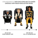 Kinderkraft XPEDITION2 I-SIZE 40-150 cm, Kindersitz 0-36 kg, Reboarder 360 grad drehbar, Kinderautositz mit Isofix station, FWF und RWF, Verstellbare Kopfstütze/Rückenlehne mit Liegeposition, Grau