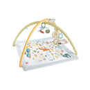 FISHER-PRICE Simply Senses Sensorische Erlebnisdecke - mit Plüsch-Koala, Spiegel, Rassel, Beißring und knisterndes Spielzeug, maschinenwaschbare Spielmatte