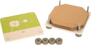 small foot Blumenpresse Discover, aus FSC 100%-zertifiziertem Holz, Presse zum Basteln für Kinder ab 3 Jahren, 12436, Grün