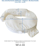 MY BREST FRIEND 0023 Baby wild - amerikanisches Stillkissen, original, Bio-Baumwolle, Farbe: Vanilla