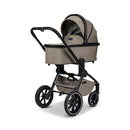 MOON RESEA+ mud, Black, Kombi-Kinderwagen Edition+, mit Wanne und Sportwagen Sitz, bis 22kg, Kollektion 2025