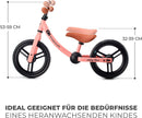 Kinderkraft 2WAY Next Laufrad ab 3 Jahre, Licht Lauflernrad, Kinder fahrader, 12 Zoll Räder, Höhenverstellbar Sattel und Lenker, Einfache Montage, Begrenzter Lenkeinschlag, Gummigriffe