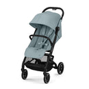 Cybex Gold Kinderwagen Beezy mit One-Pull Harness, Ab Geburt bis ca. 4 Jahre (max. 22 kg), Kompakt und ergonomisch, Stormy Blue (Hellblau mit schwarzem Rahmen)