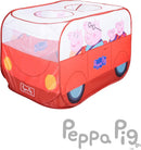 roba Pop-Up Spielzelt 'Peppa Pig', Zelt in Autoform, mit automatischer Klappfunktion, für drinnen und draußen, rot…